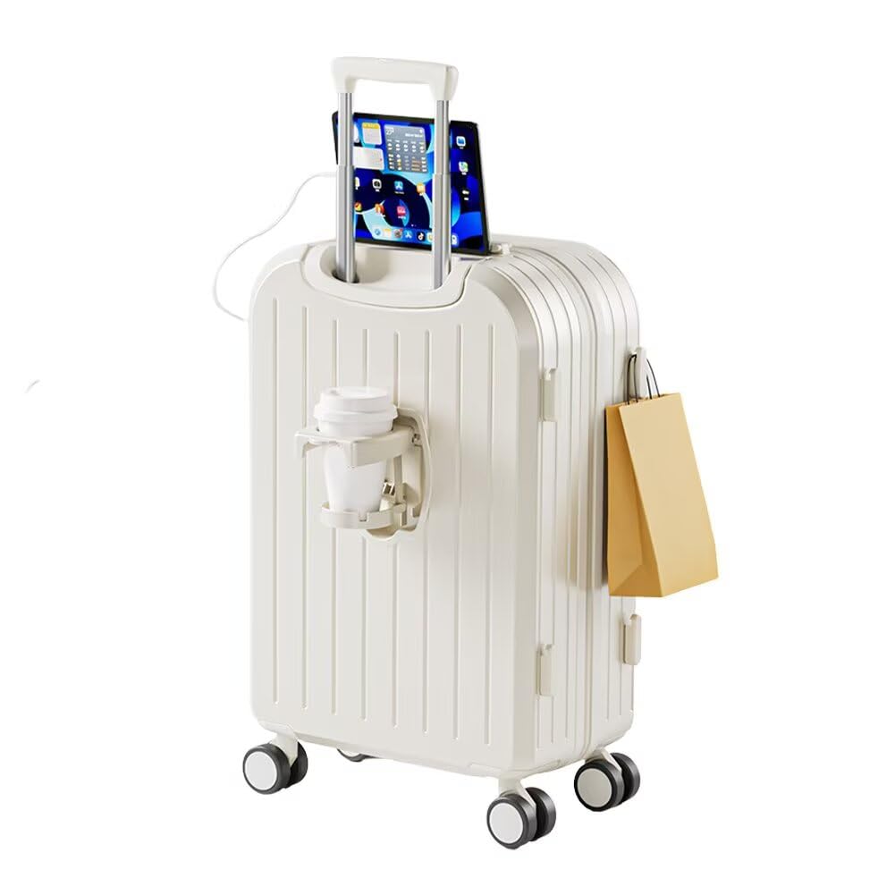 Amazon | [Onyth] スーツケース usb カップホルダー mサイズ 軽量 大